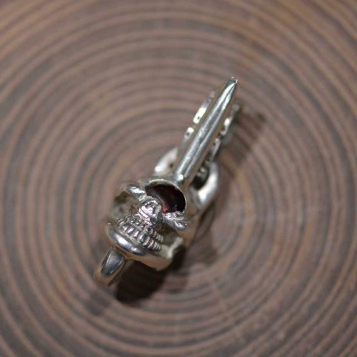 【新品】Single Skull Top and red- Eye cut/ Stop Light ストップライト シングルスカルトップ