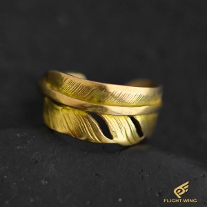 【used】K18 Feather Pinkie Ring / Goro's 高橋吾郎