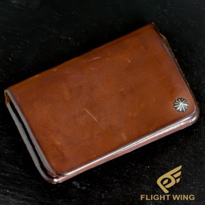 【used】Card Case with SV Concho Light Brown / Goro's 高橋吾郎