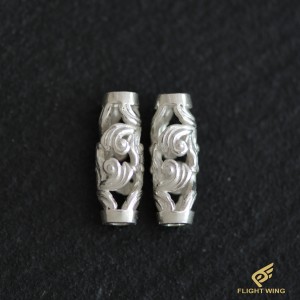 【新品】SV Arabesque Pipe Beads Small Size / La Key ラキー SV唐草パイプビーズ (S) ※1個の価格です。