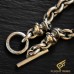 【中古】2 Skull Link Bracelet and K18 Eye / Stop Light ストップライト スカルリンクブレス