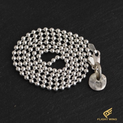 【新品】3㎜ 60㎝ Silver Ball Chain SV Metal / Stop Light ストップライト シルバーボールチェーン