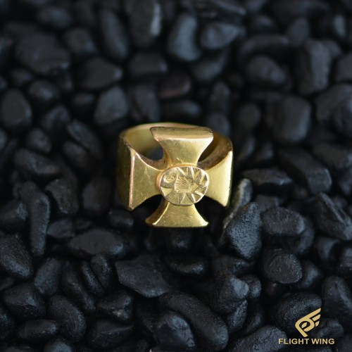 【新品】K18 Iron Cross Ring and K18 Eagle (20号) / Stop Light ストップライト 全金アイアンクロスリング