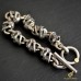 【新品】※一点のみ特別価格 8 Skull Link Bracelet and K18 Metal / Stop Light ストップライト 8スカルリンクブレス